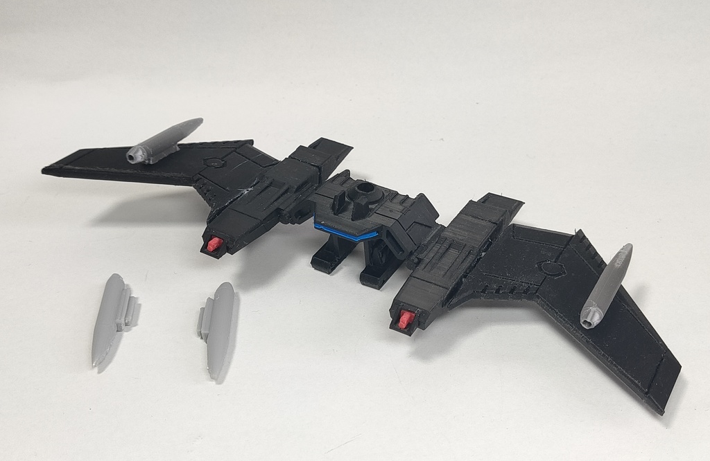 「武装翼イプシロンウィング」(着色不要ガレージキット)OMEGA GAZAER WING