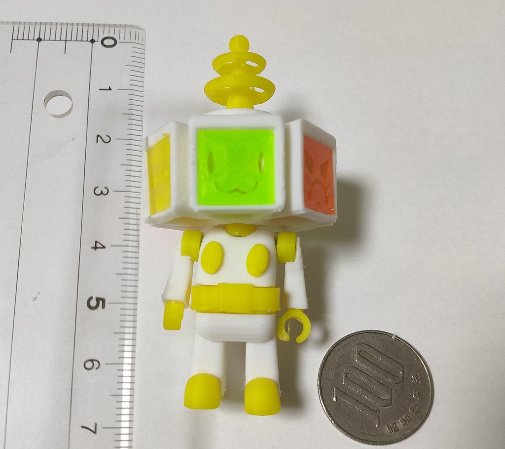 フィギュア「てれびーくん」(Televeekun)着色不要ガレージキット