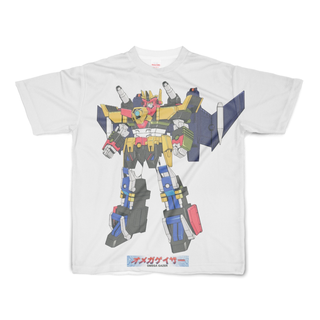 ■フルグラTシャツ白<オメガゲイザーB>S,M,L,XL OMEGAGAZER T-shirt B
