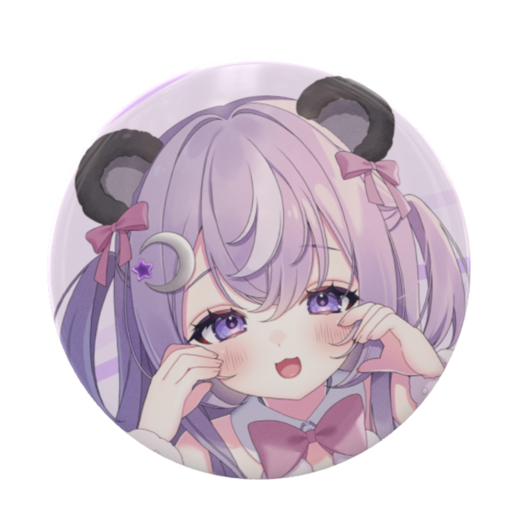 デビュー半年記念　2026　バニー立ち絵ver　缶バッチ