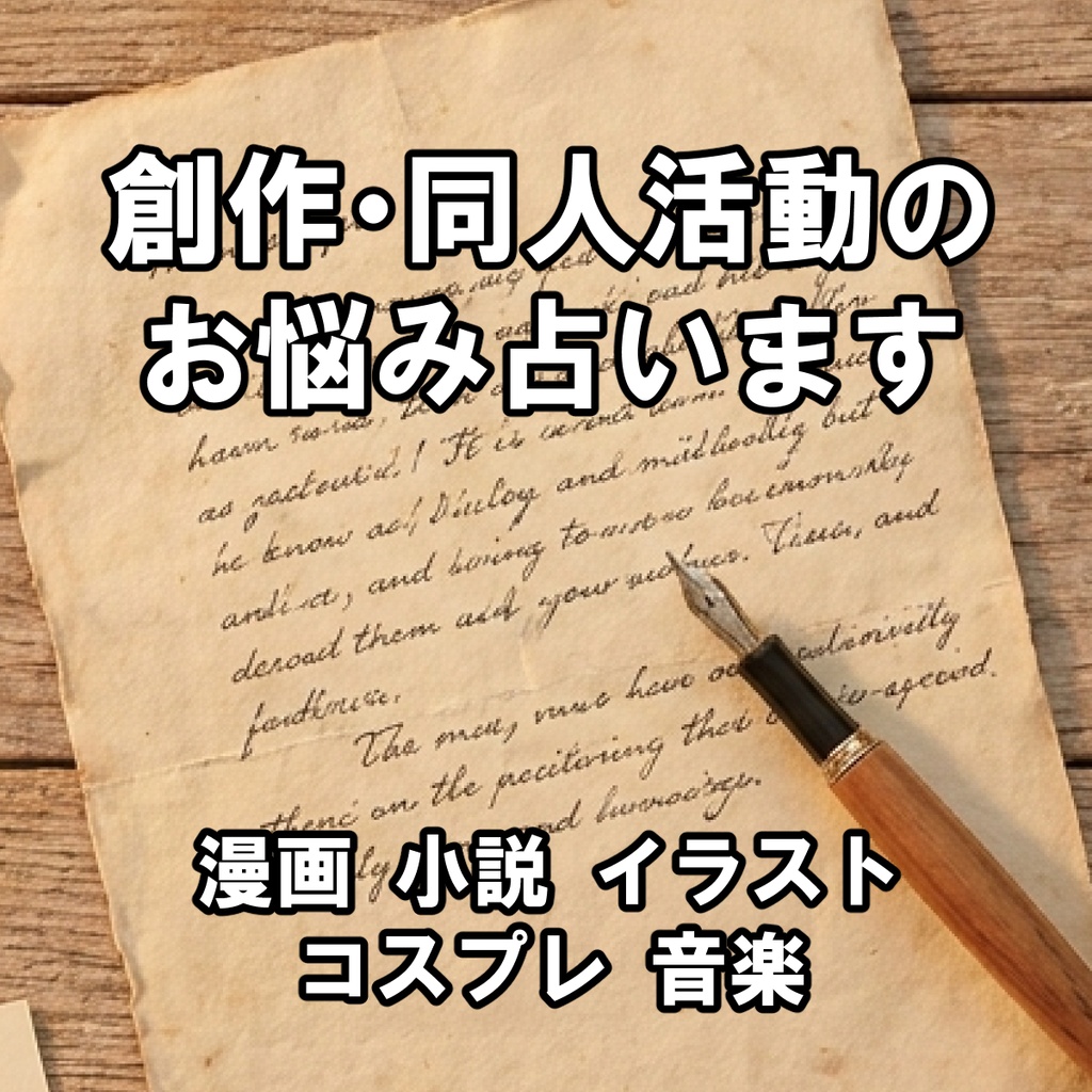 創作活動の悩みを数秘術で鑑定【オリジナル鑑定書お届け】