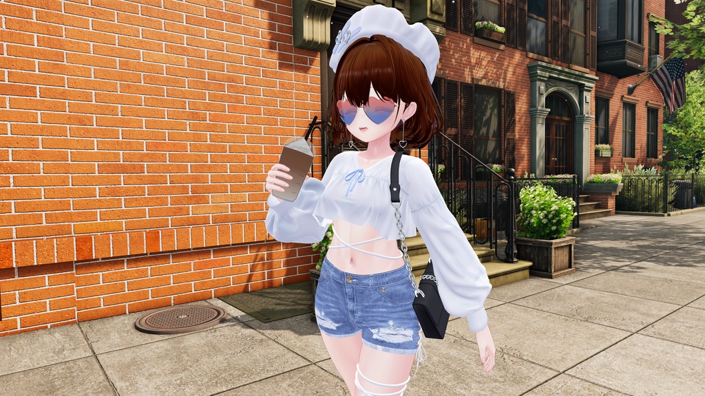 【MAで簡単導入】ハート型サングラス【マヌカ対応】