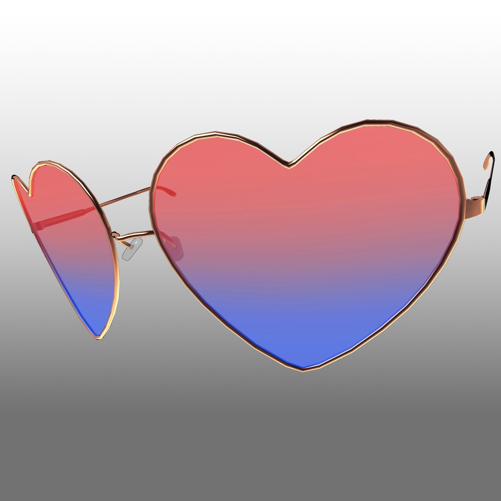 【MAで簡単導入】ハート型サングラス【マヌカ対応】