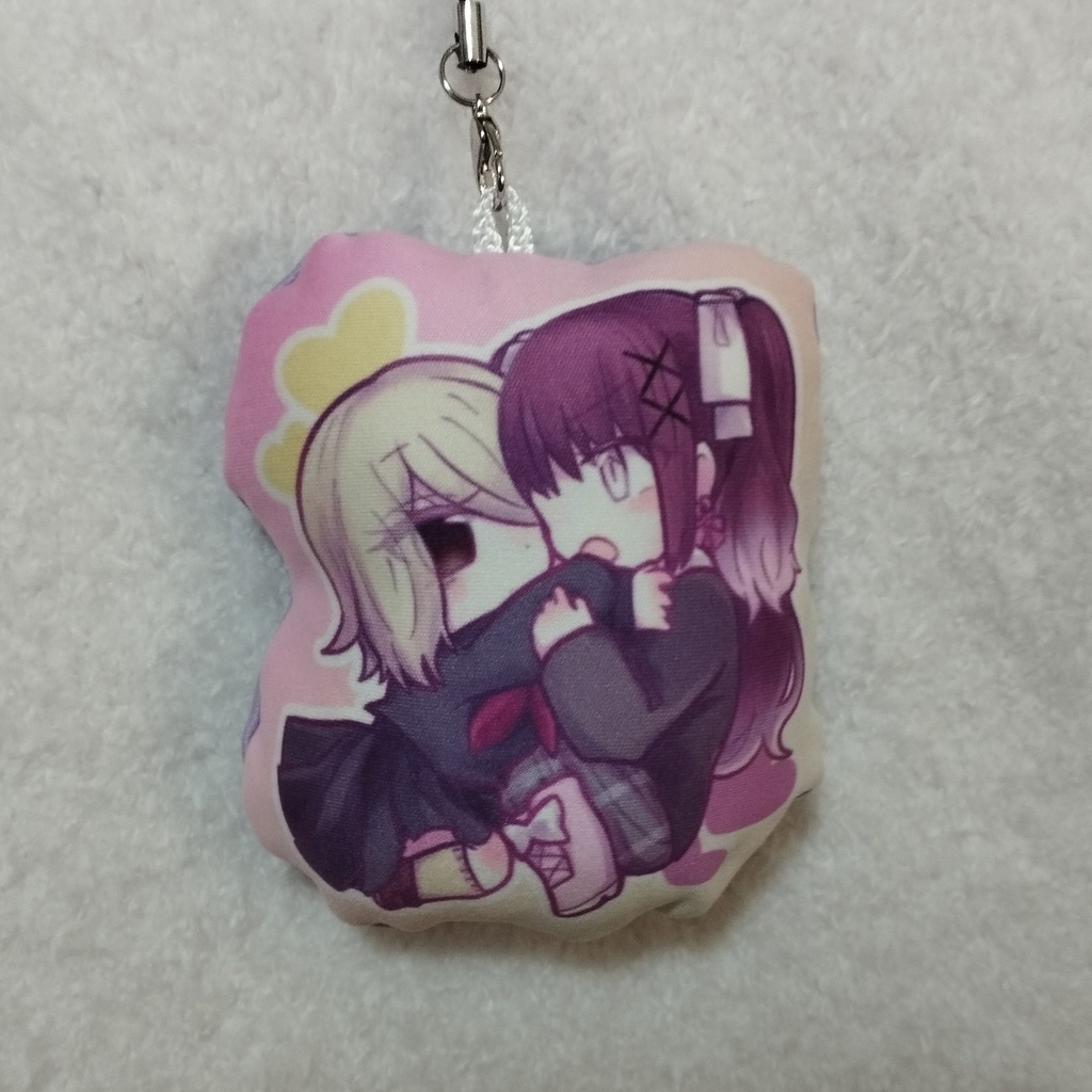 なおれんふかふかクッションキーホルダー80mm