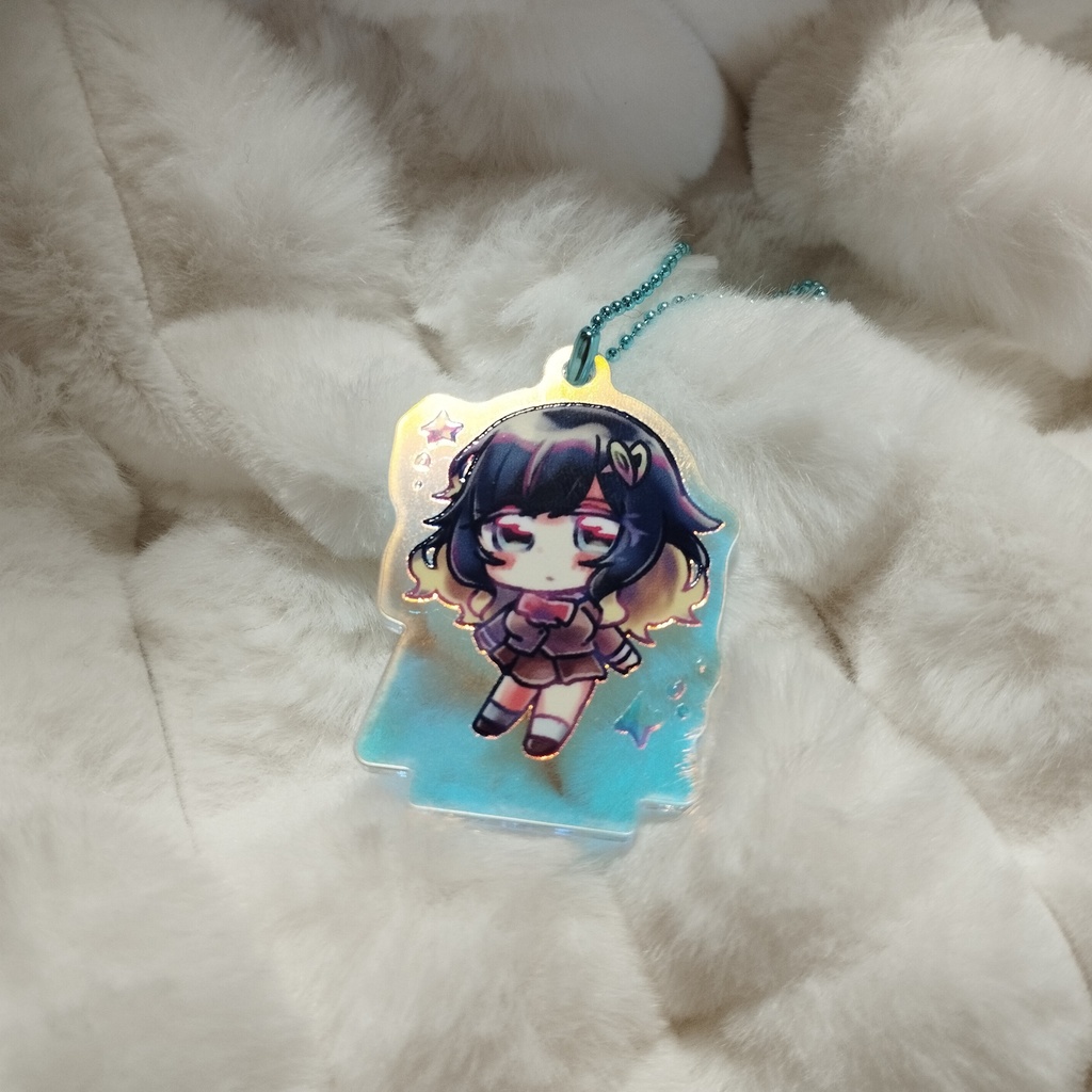 ゆーのちゃんボールチェーン付きアクスタ40mm