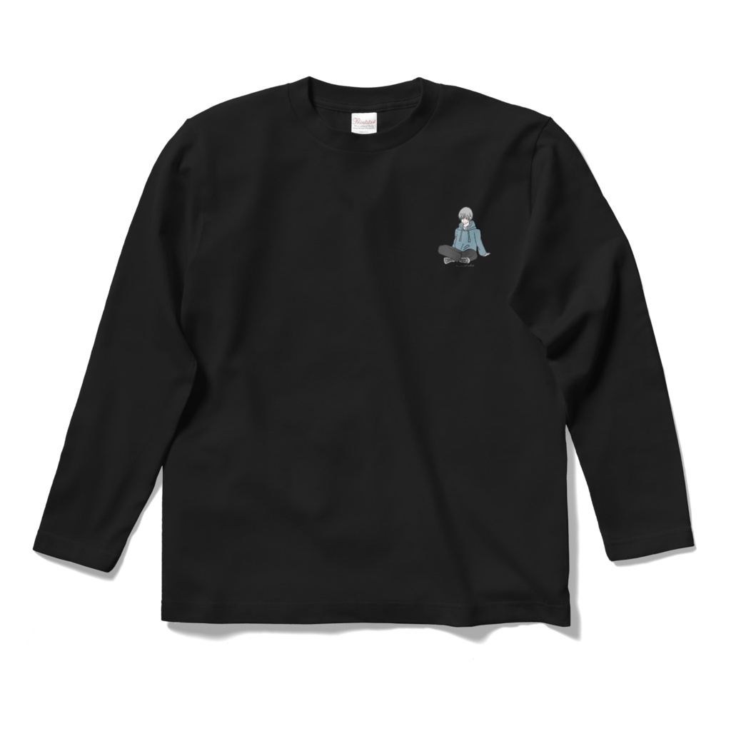 ナナシカのロングTシャツ　黒色