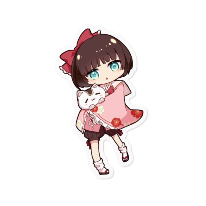 座敷わらしちゃんステッカー