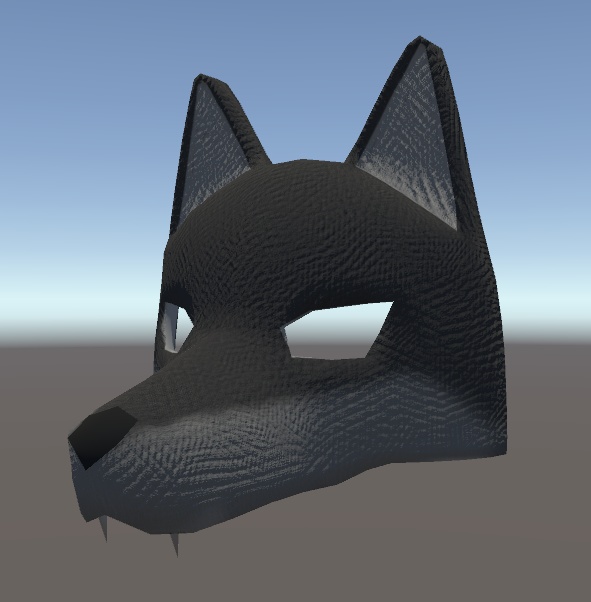狼面 3Dモデル