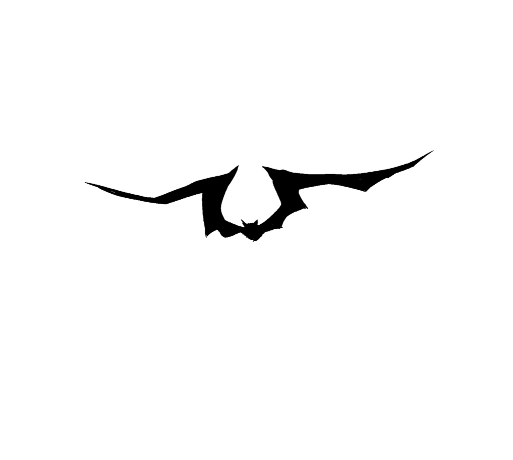 コウモリの羽ばたき GIF アニメーション素材