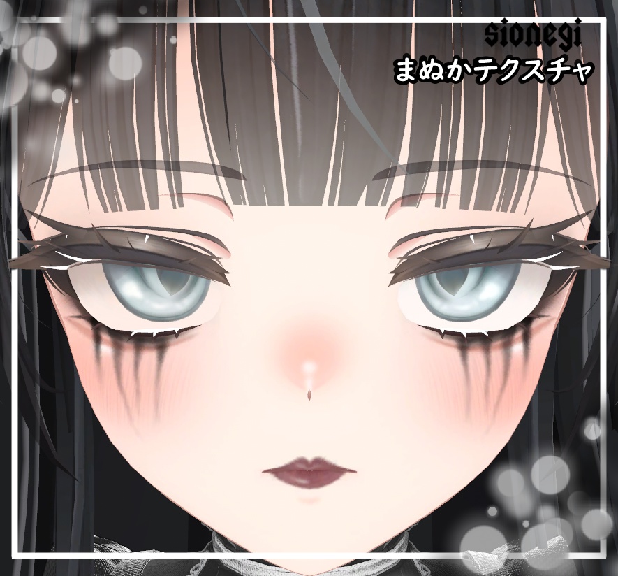 まぬか専用顔テクスチャ2セット-manuka facetexture2set-