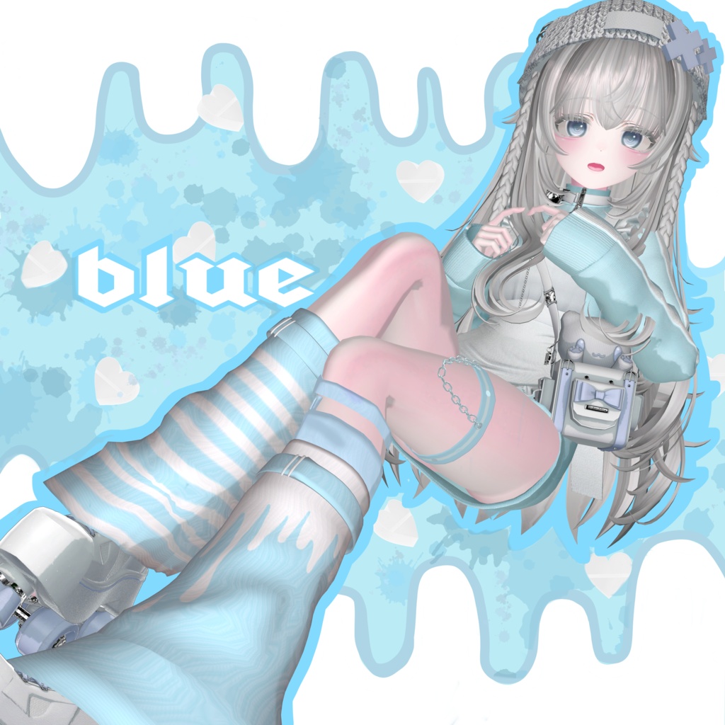 -まぬか・かりん・シフォン-専用✧♡ルーズソックス✧♡カラー3種類&ガーターベルト付