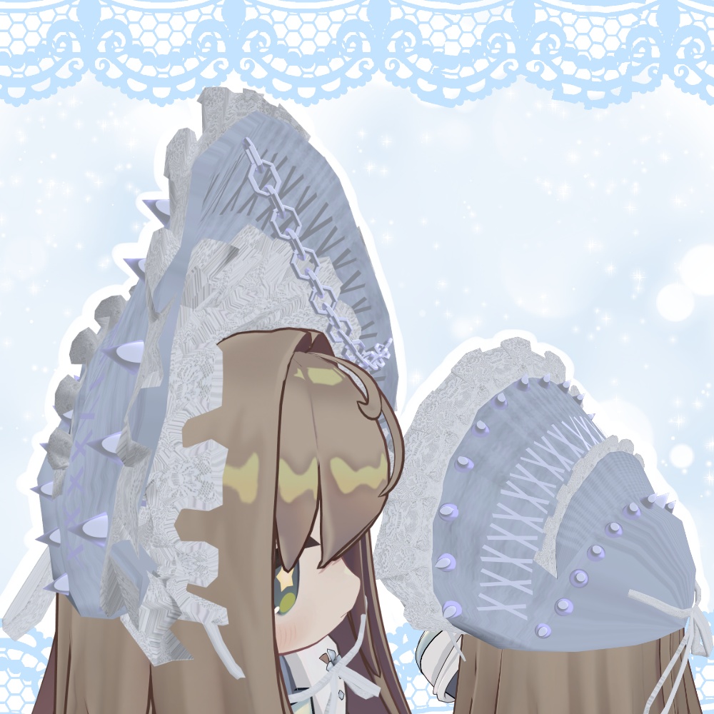 フリーサイズヘッドドレス🕊️♥6色付き♥