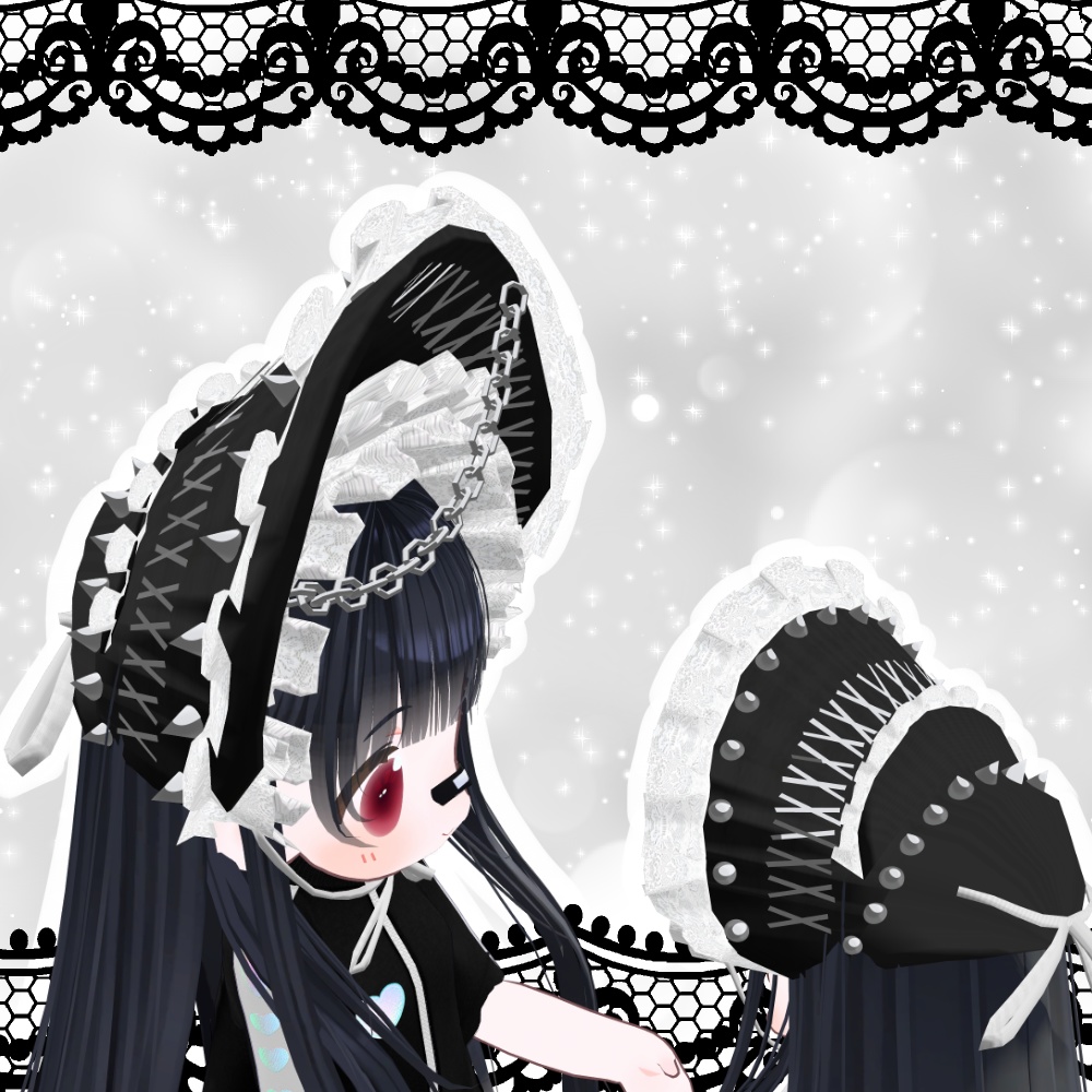 フリーサイズヘッドドレス🕊️♥6色付き♥