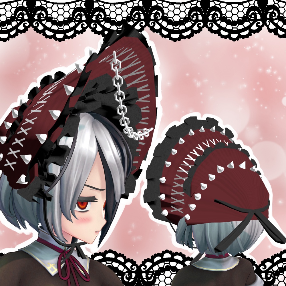 フリーサイズヘッドドレス🕊️♥6色付き♥