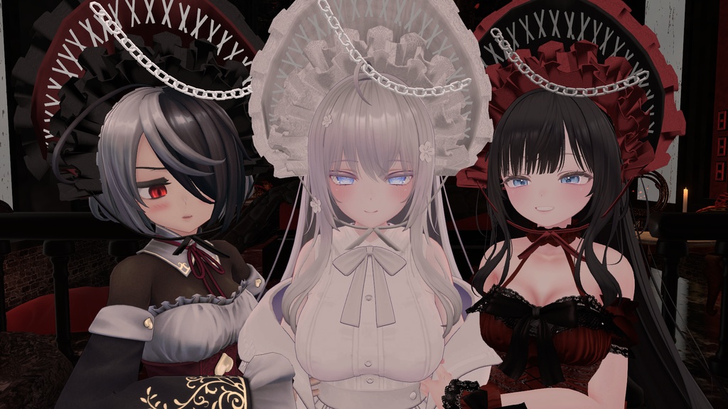 フリーサイズヘッドドレス🕊️♥6色付き♥