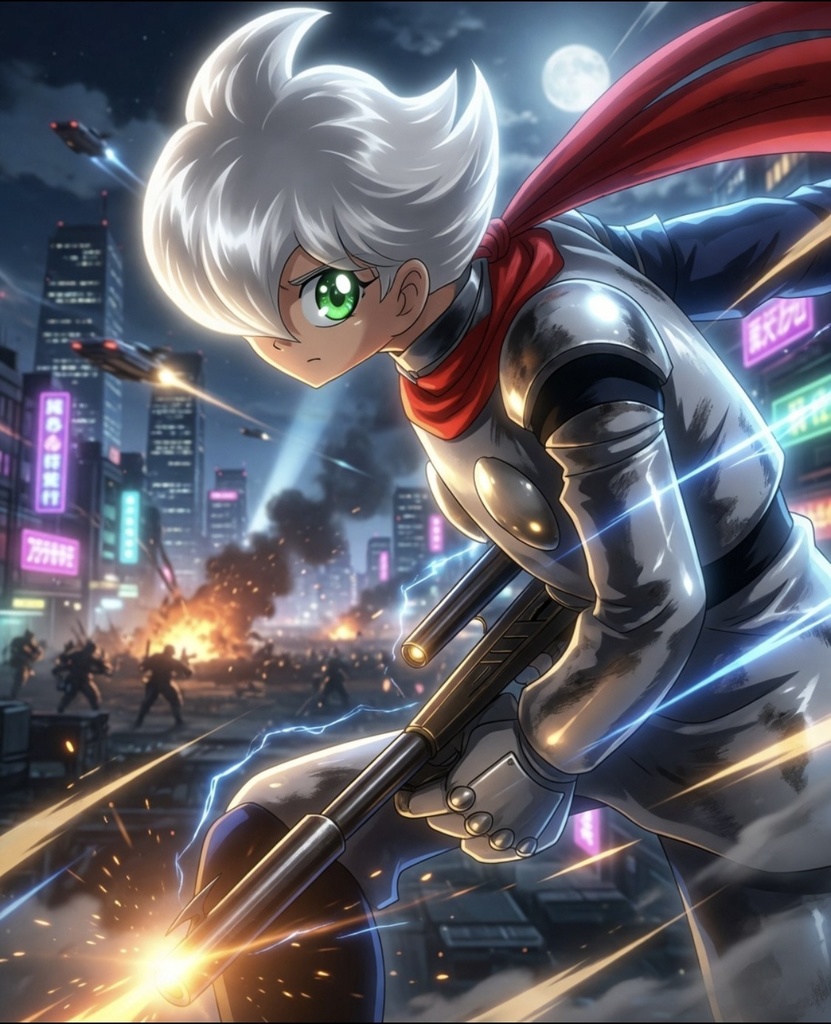 サイボーグ009 ファンアート1（アニメーション）