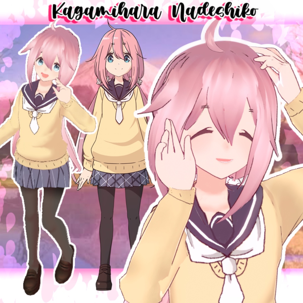 【NADESHIKO】VROID 3D MODEL 