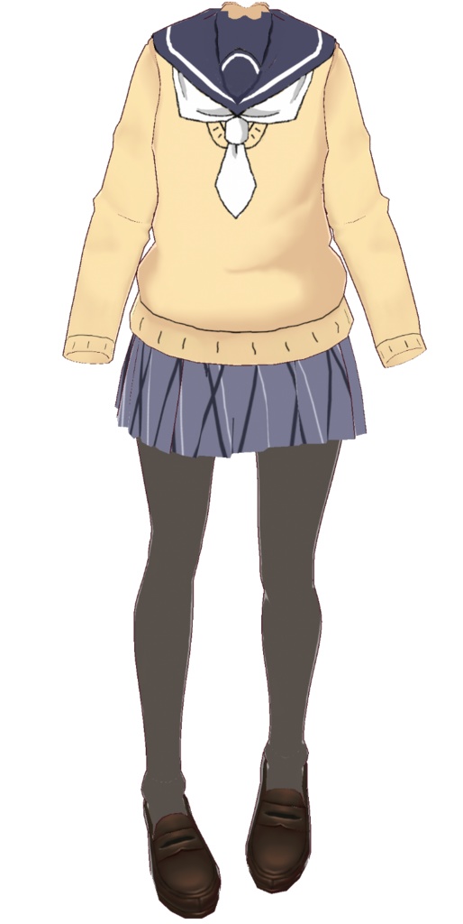 【SCHOOL UNIFORM】 VROID YURU CAMP UNIFORM