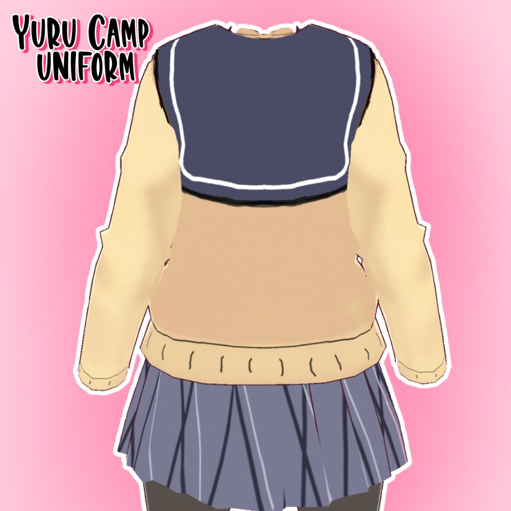 【SCHOOL UNIFORM】 VROID YURU CAMP UNIFORM
