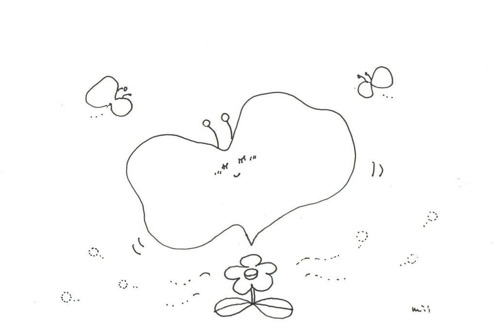 ちょうちょとお花