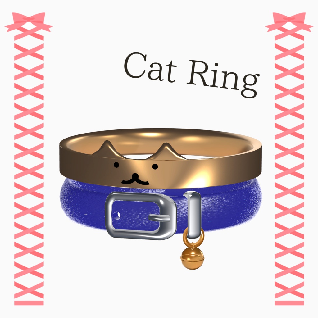 【free(無料)】【VRChat】Cat Ring