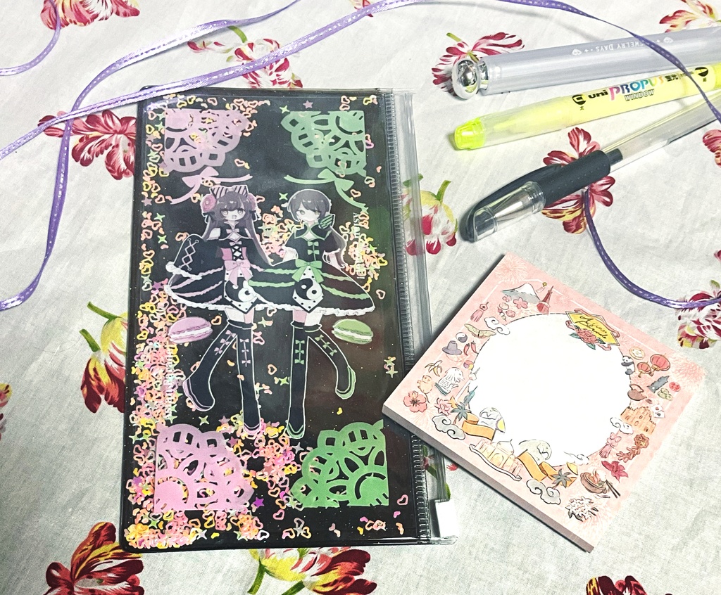 【あじパレ】クリアラメポーチ