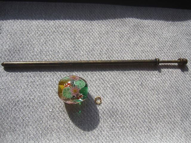 蓮の花と金魚の簪