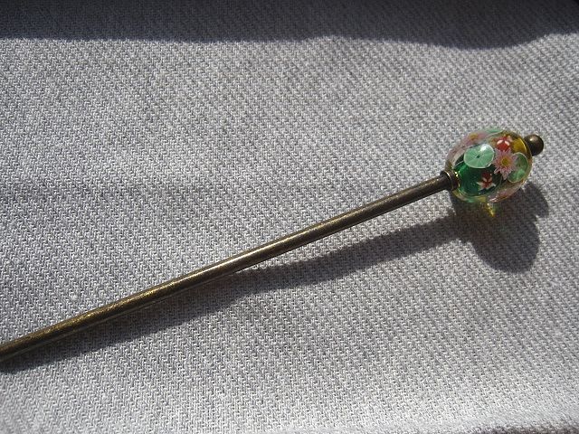 蓮の花と金魚の簪