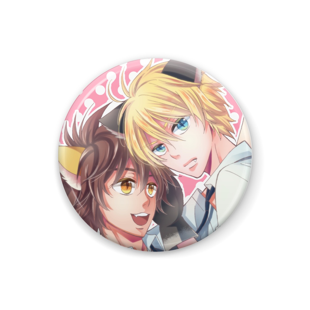 猫太ヤマ缶バッジ