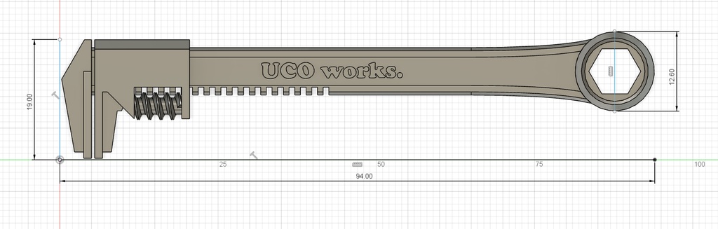 大型複合レンチ パイプ-六角