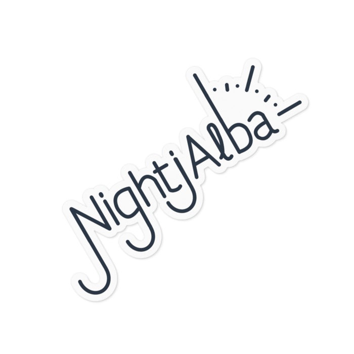 ないバンドのステッカー