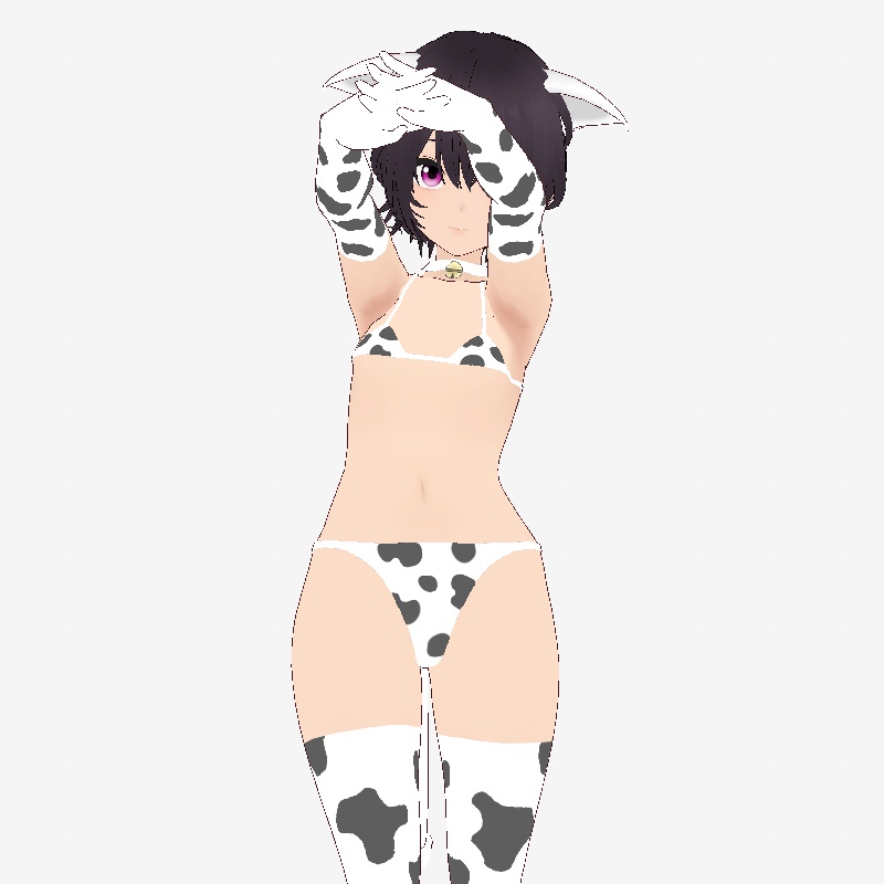 【VRoid】牛ビキニウェア【FREE】
