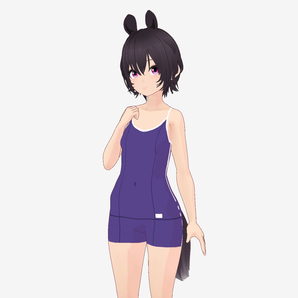 【VRoid】ウマ娘トレセン学園指定スクール水着【FREE】