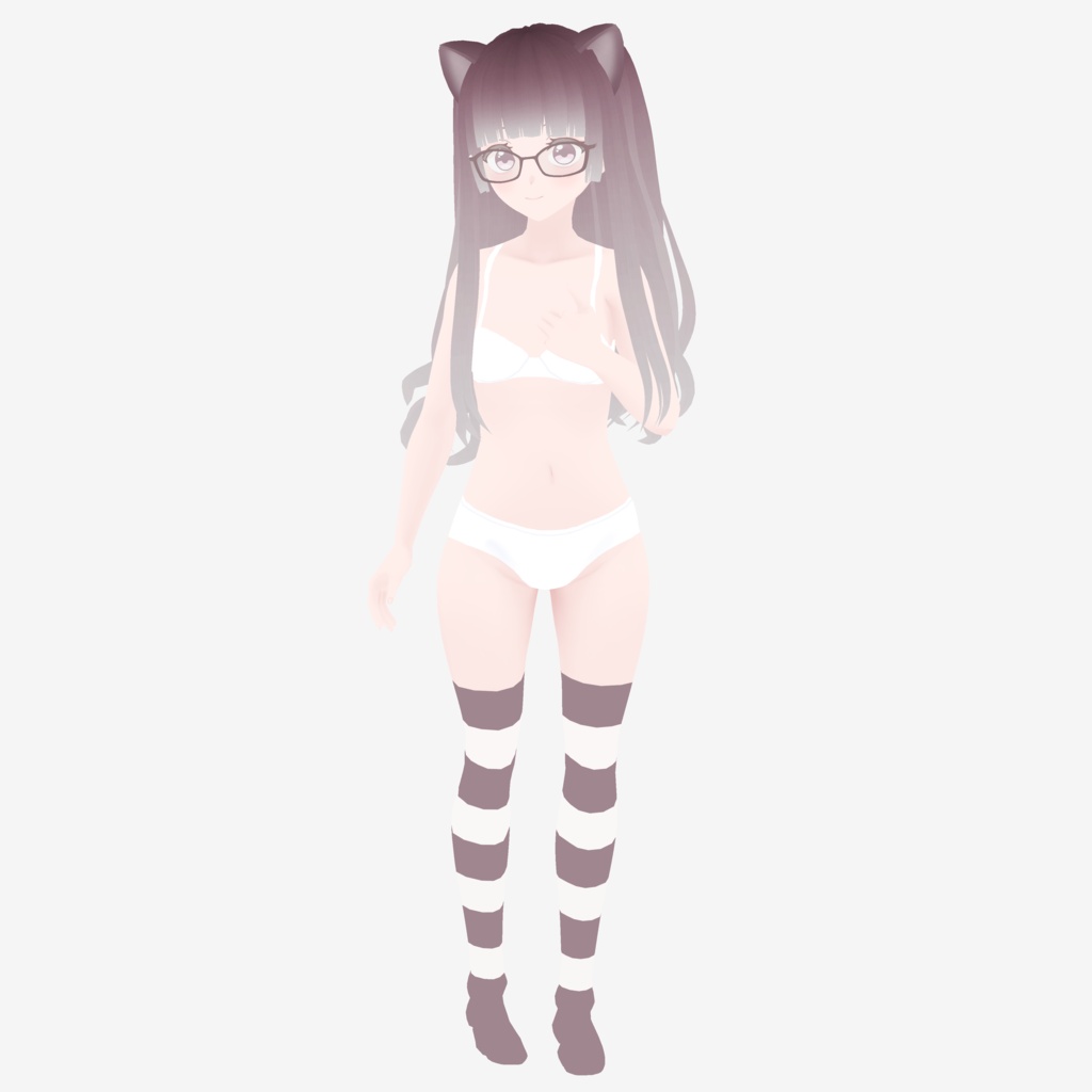 【VRoid・VRMアバター】ふたばちゃんver1.01【FREE】
