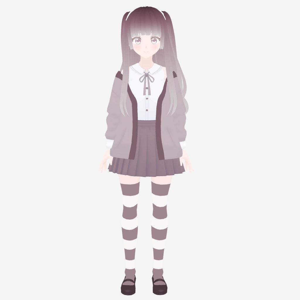 【VRoid・VRMアバター】ふたばちゃんver1.01【FREE】
