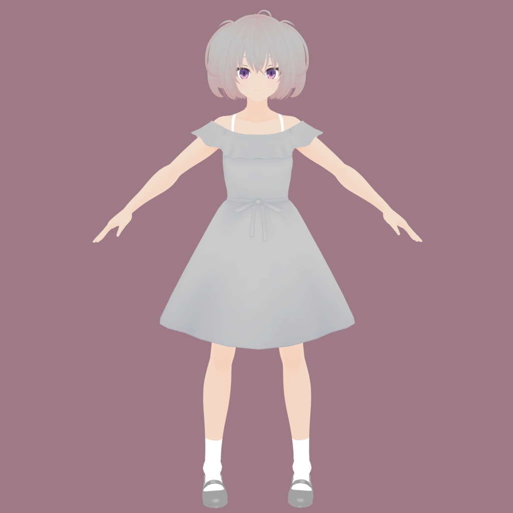 【VRoid・VRM】mingちゃんver1.2【FREE】