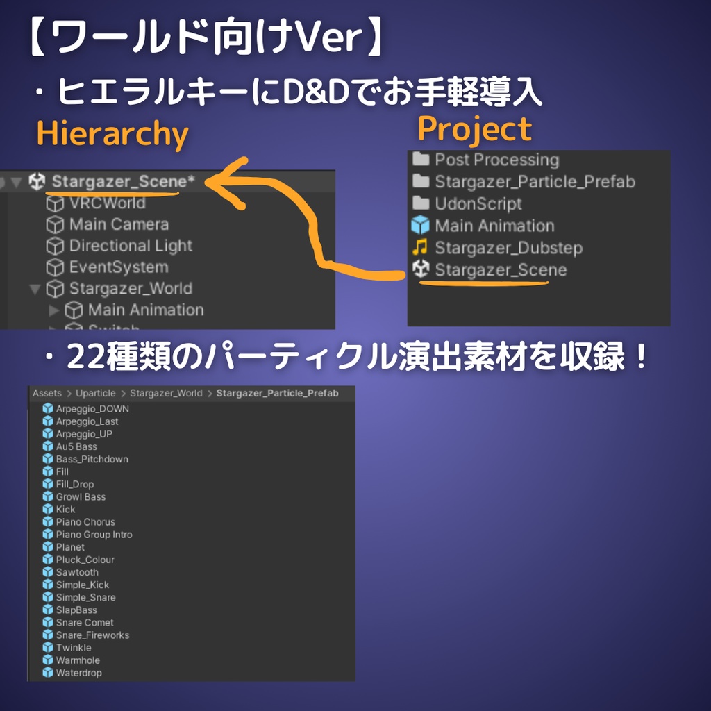 パーティクルライブ「Stargazer」
