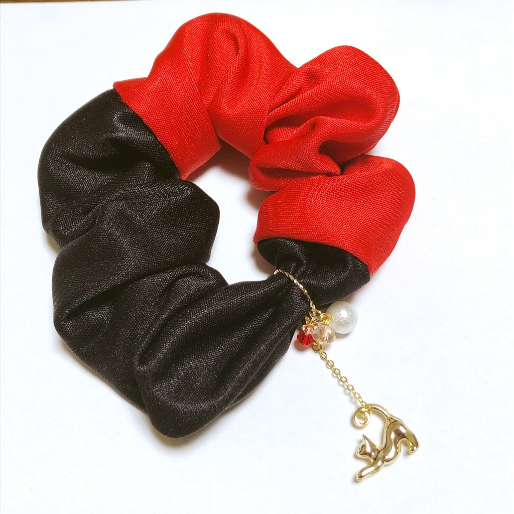 チャーム付きシュシュ♡ハイキューイメージカラー(🆕梟谷リニューアル!!)