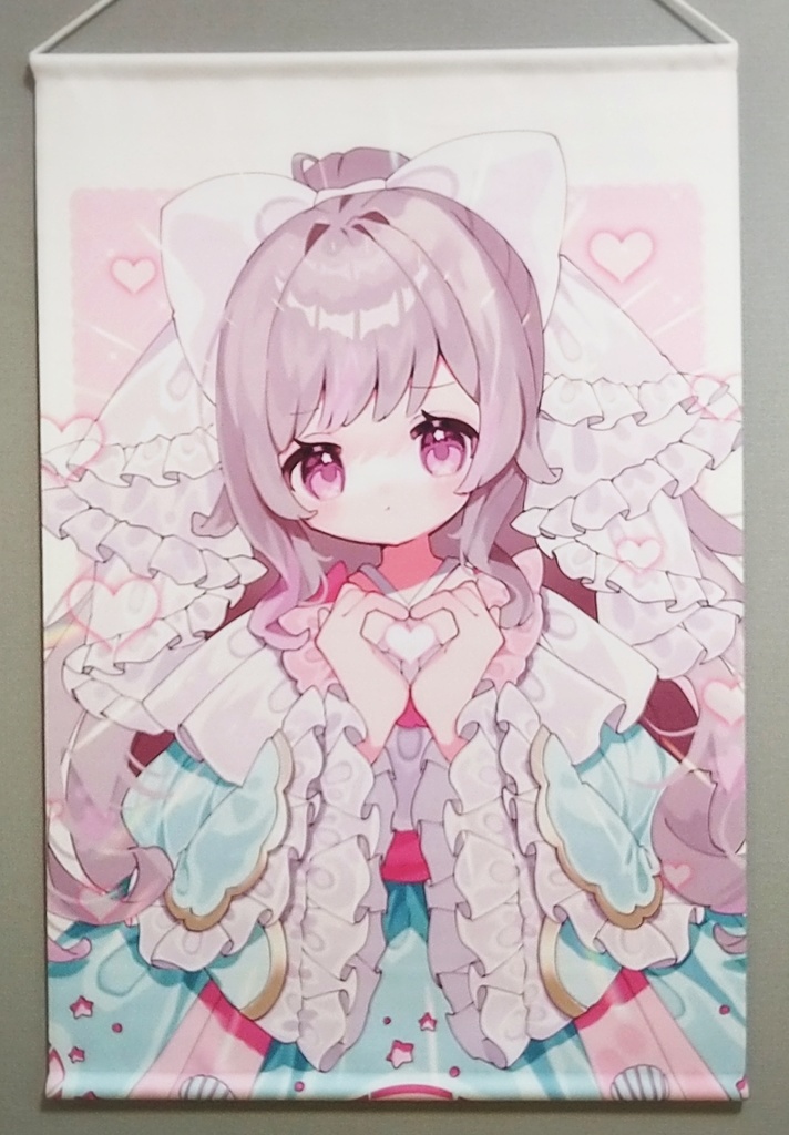 半年記念イラストタペストリー