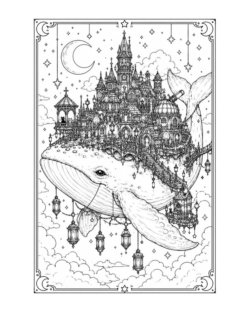 Tiny Shadows Coloring Book