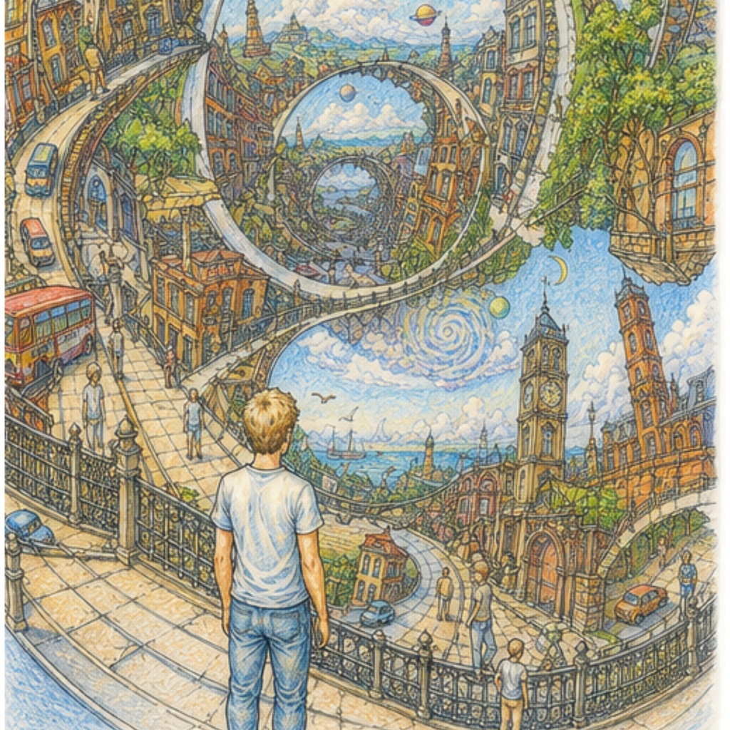Impossible Perspectives　Coloring Book