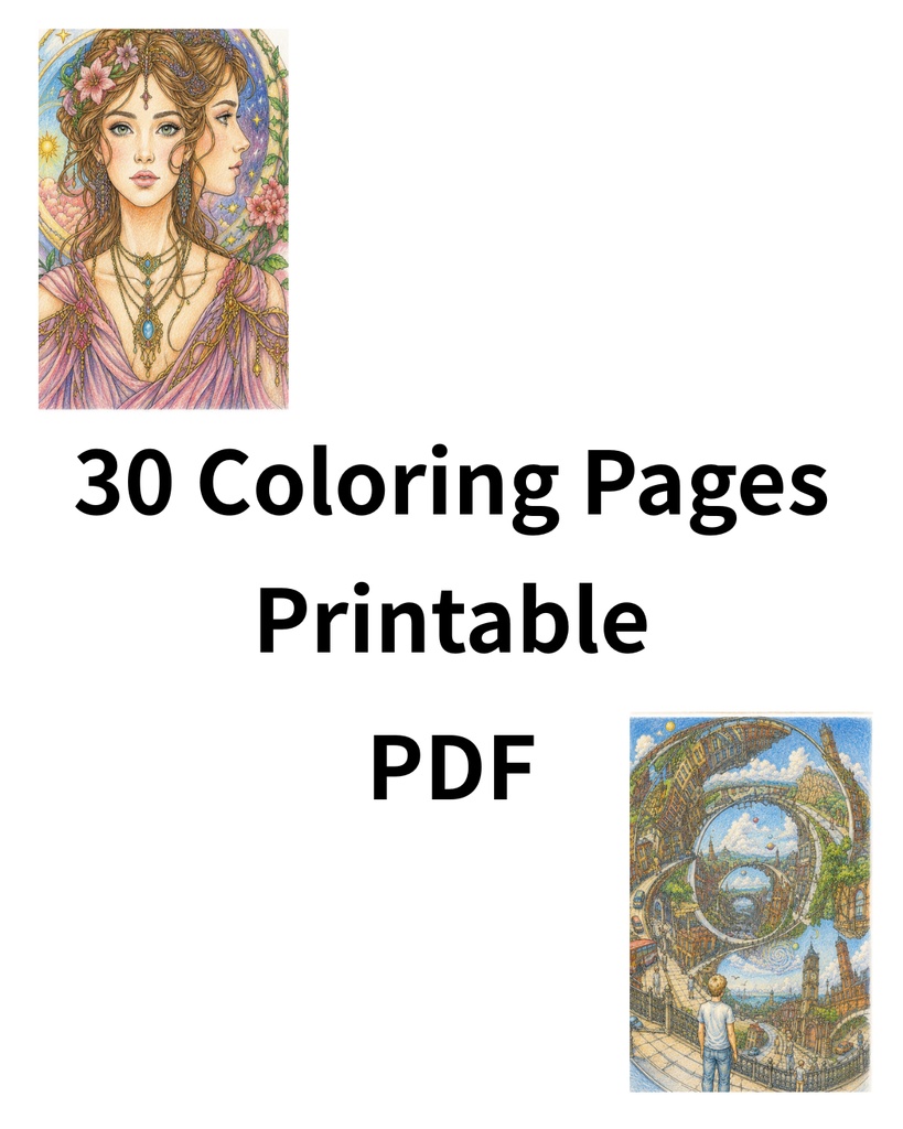 Impossible Perspectives Coloring Book