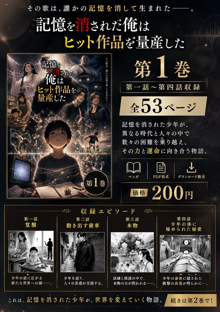 記憶を消された俺はヒット作品を量産した 第一巻 サンプル