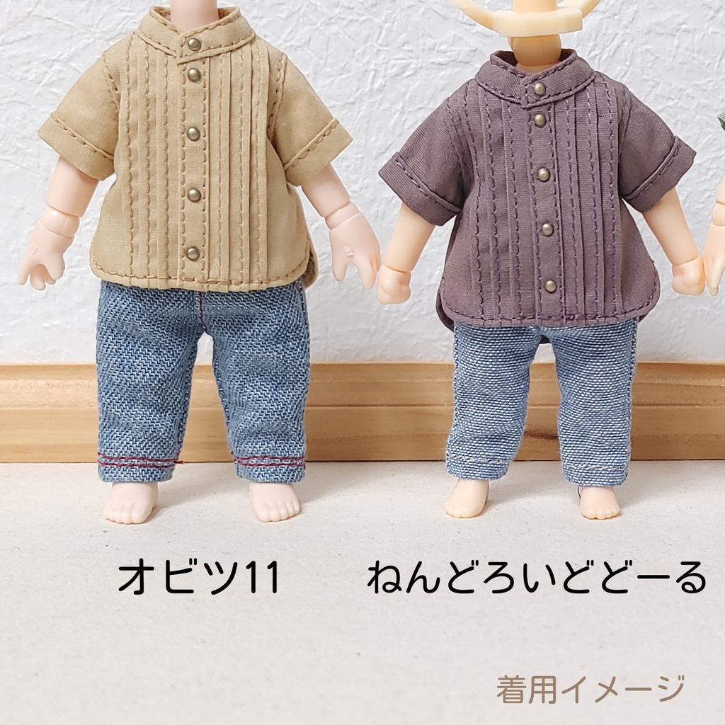 ピンタックシャツ