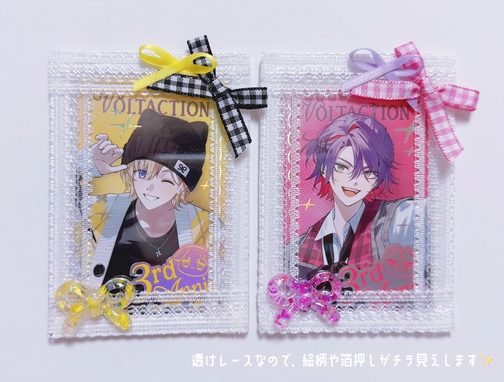 Ribbon × Flower デコカードケース