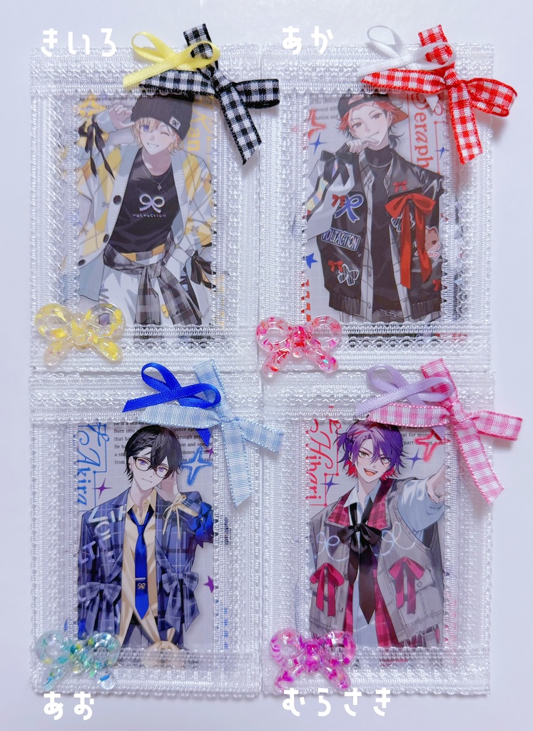 Ribbon × Flower デコカードケース