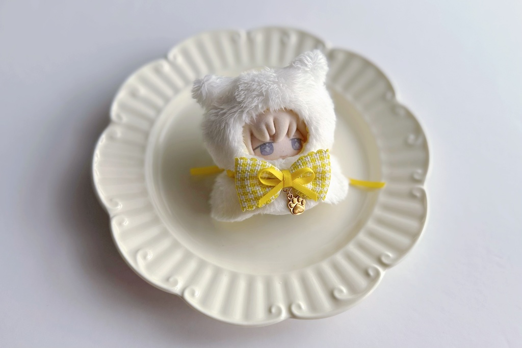 ねこおばけーぷ【フロッキーマスコットサイズ】