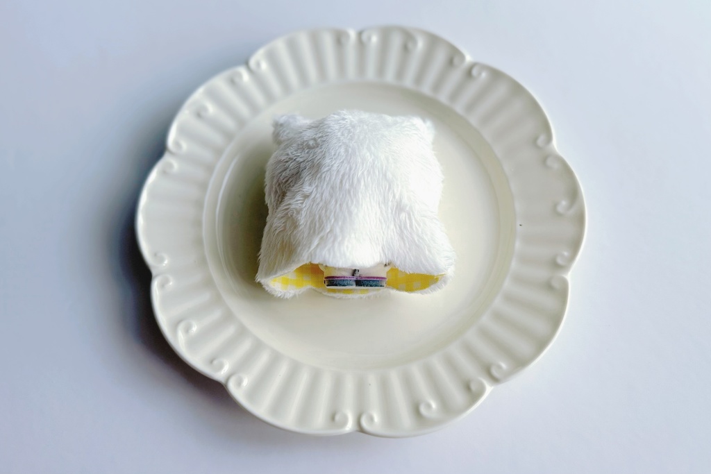 ねこおばけーぷ【フロッキーマスコットサイズ】