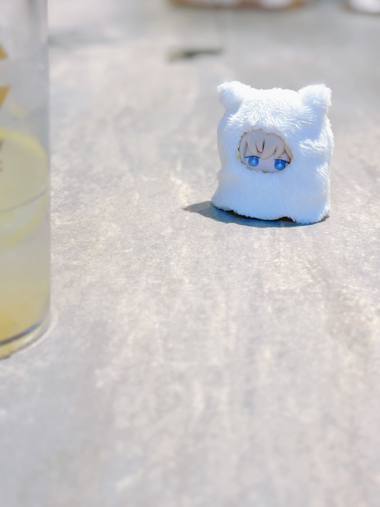 ねこおばけーぷ【フロッキーマスコットサイズ】