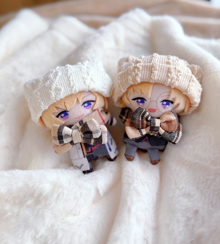 Ribbon muffler -Dolly color-